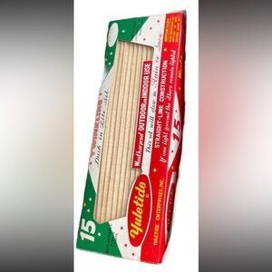 NOS Vtg Yuletide 15 Lites Set Christmas Tulip Lights Twinkling RARE Push in